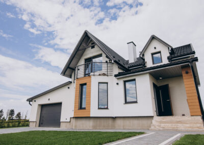 Modernisierung der Fassade eines Altbaus